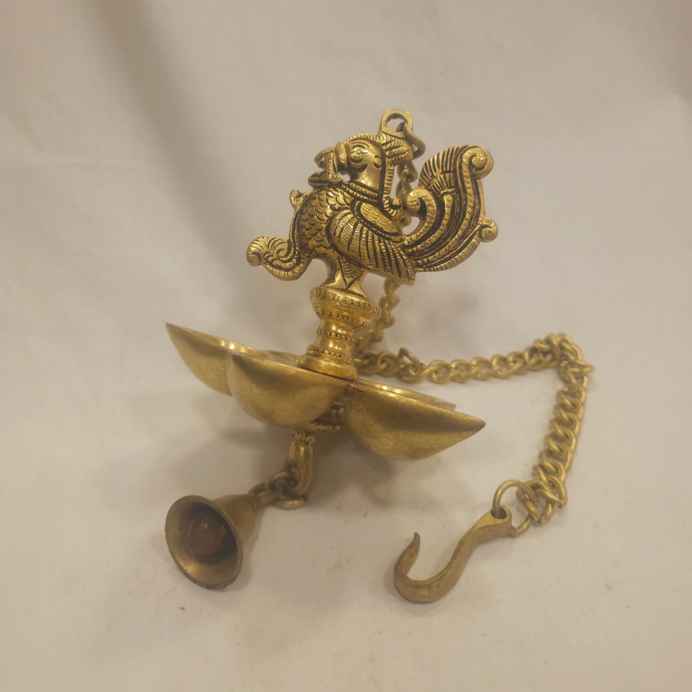 5" Face Brass Hanging Annam Vilakku