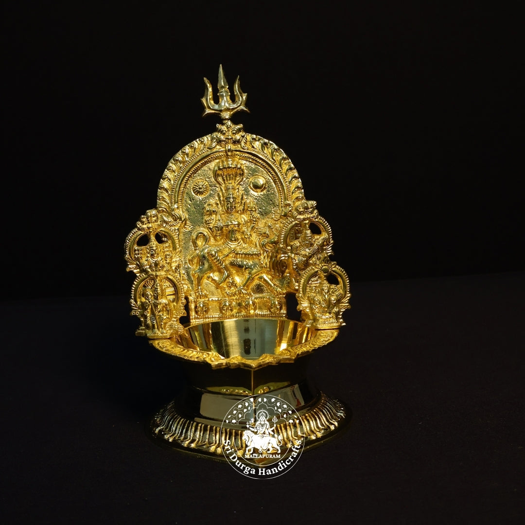 Brass Angalaamman Vilakku – Size No:10