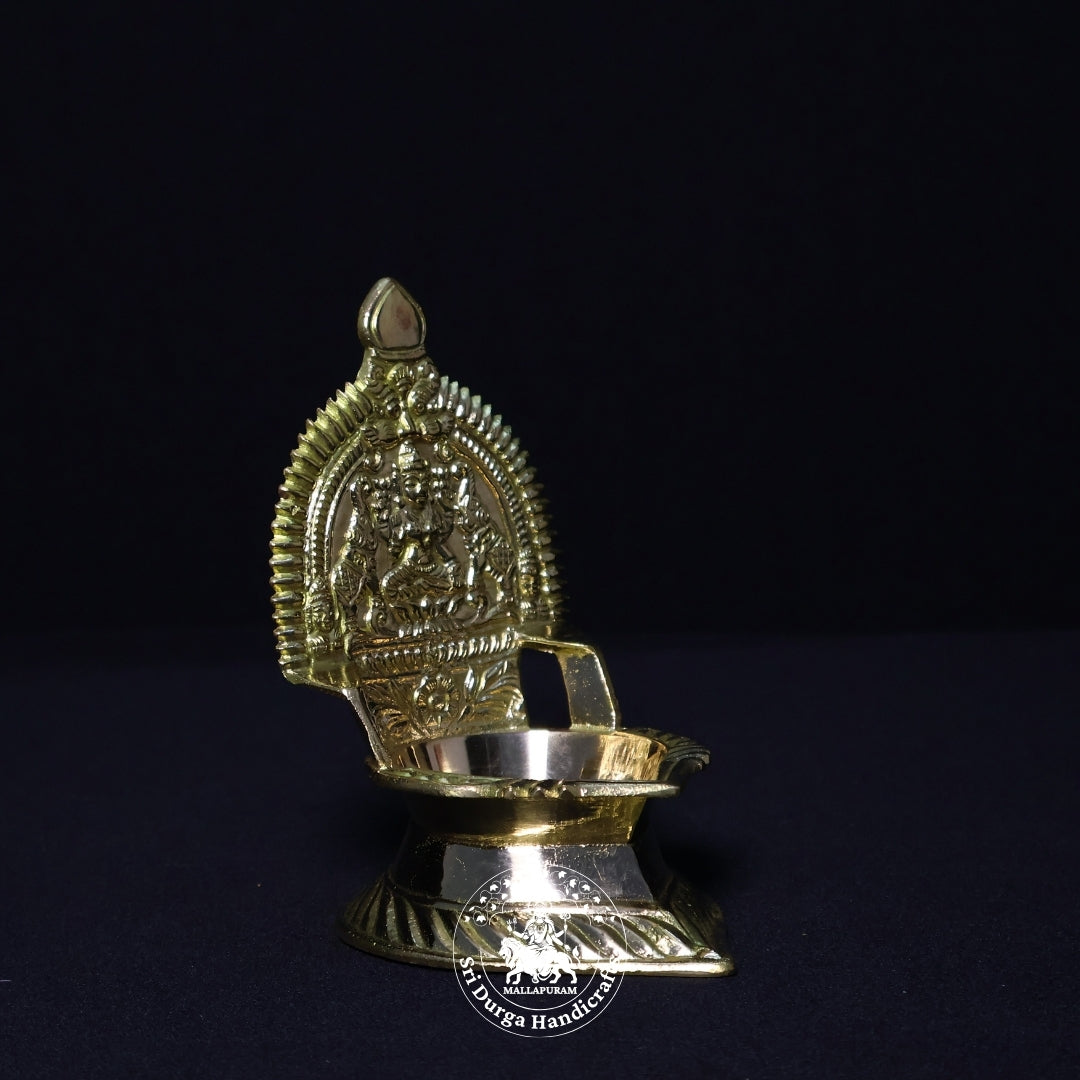 Brass Kamatchi Vilakku (Gold) – Size No:5