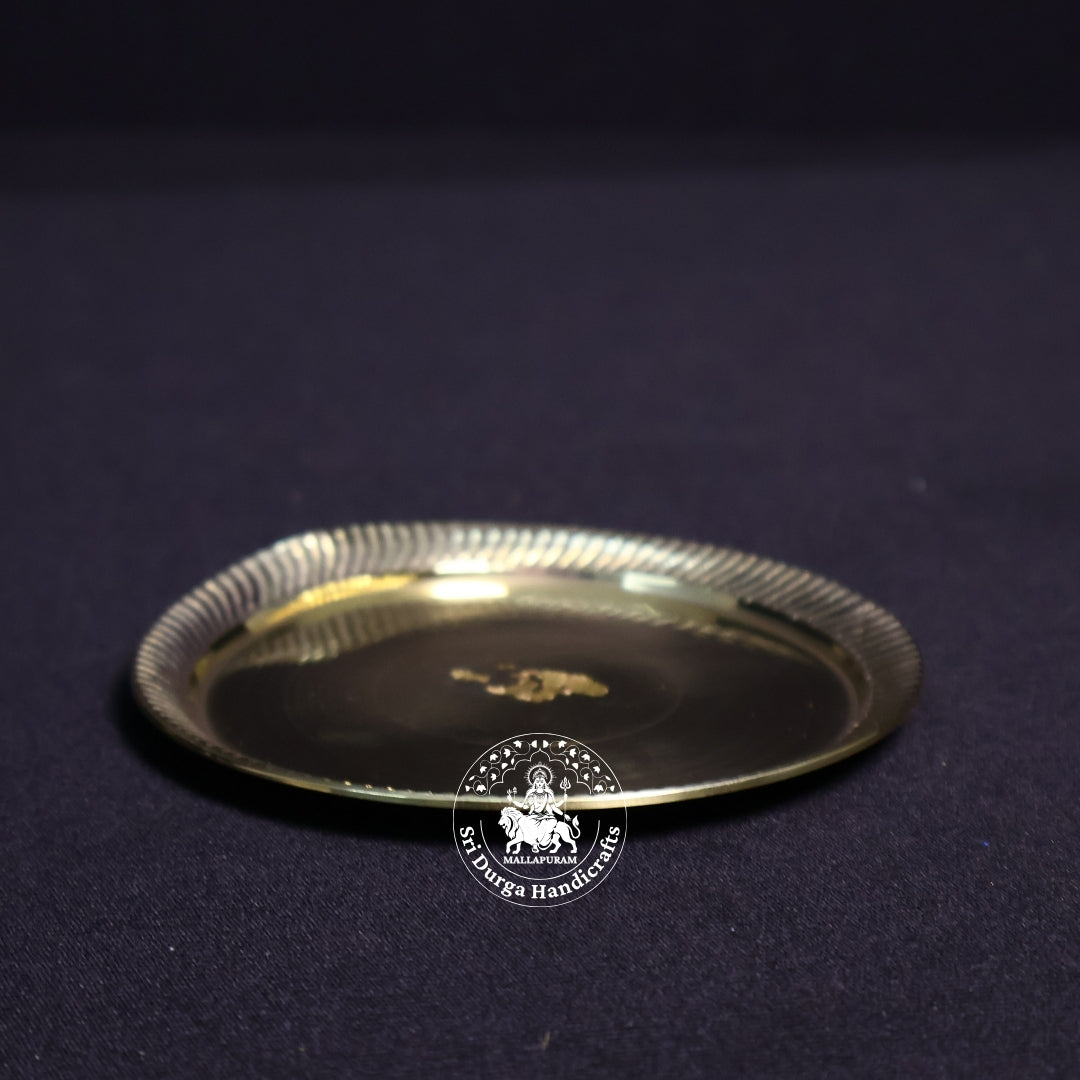 Brass Pintray Plain – Size No:4
