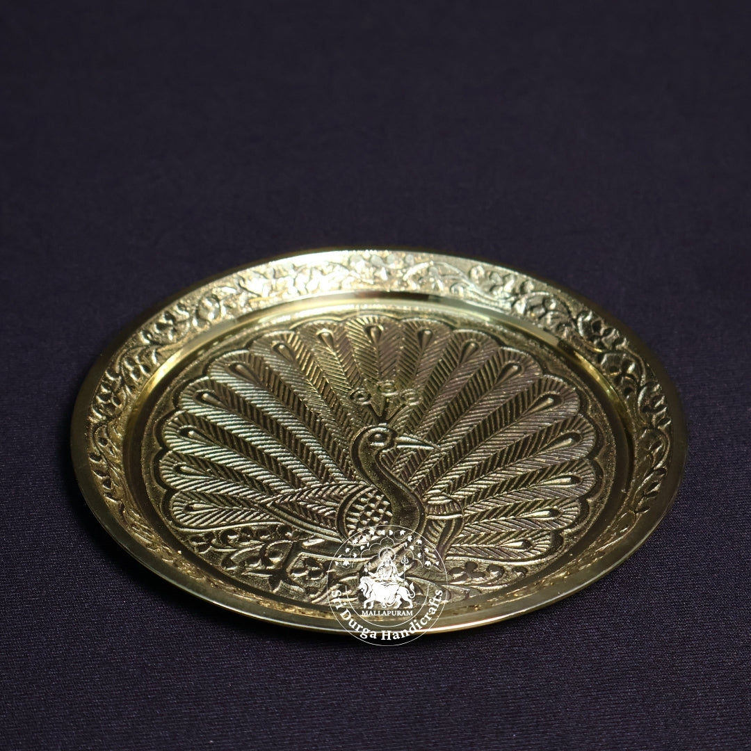 Brass Pintray with Annam – Size No:6