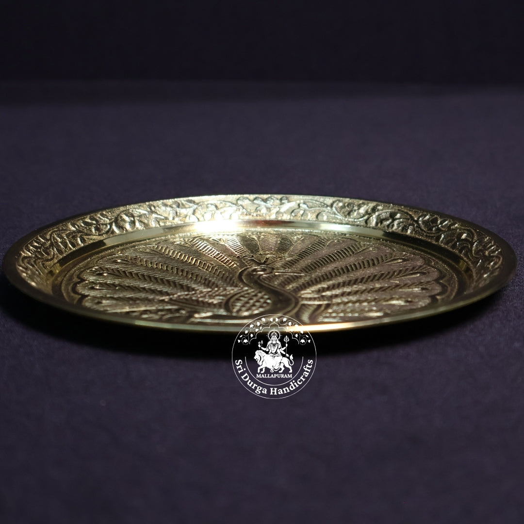 Brass Pintray with Annam – Size No:6
