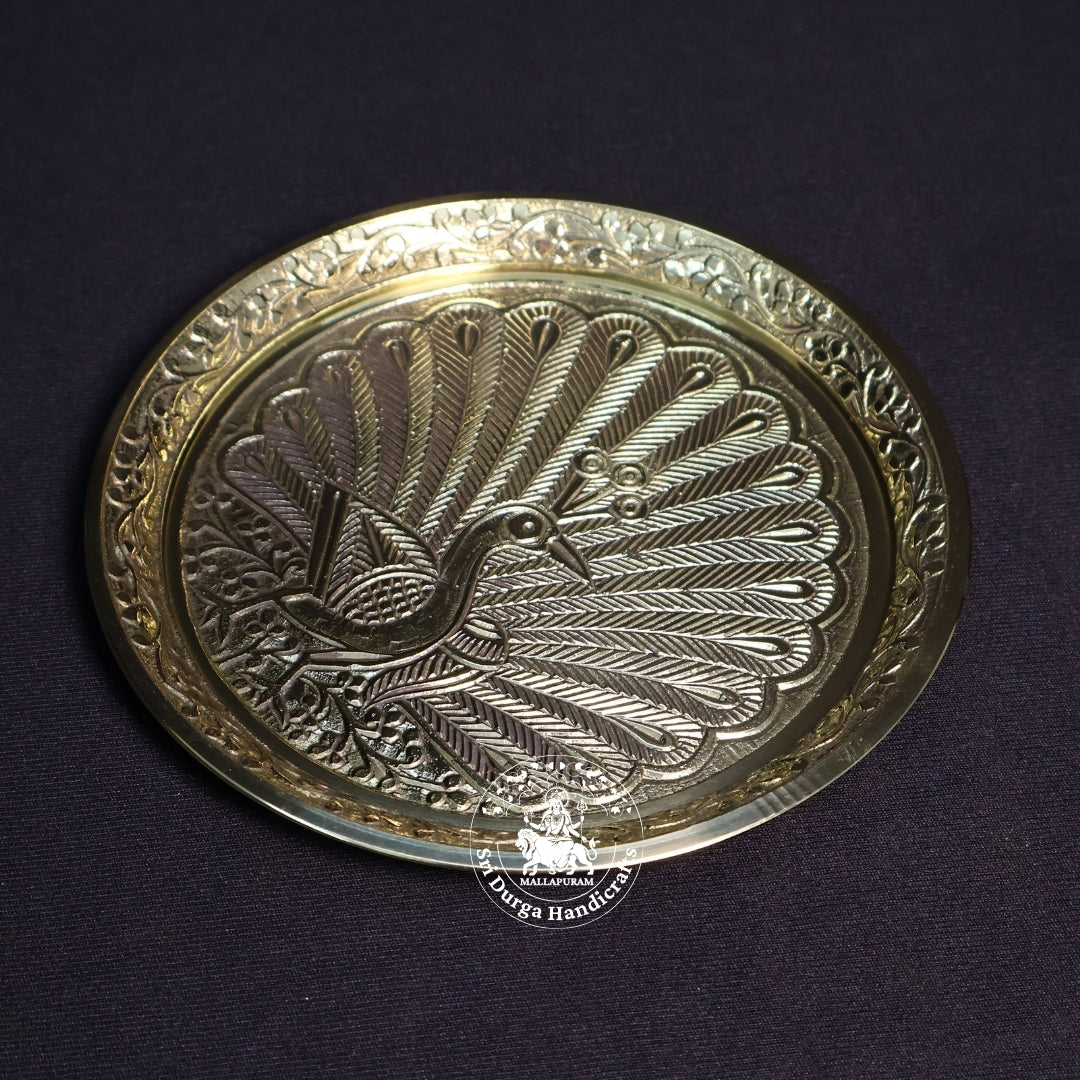 Brass Pintray with Annam – Size No:7