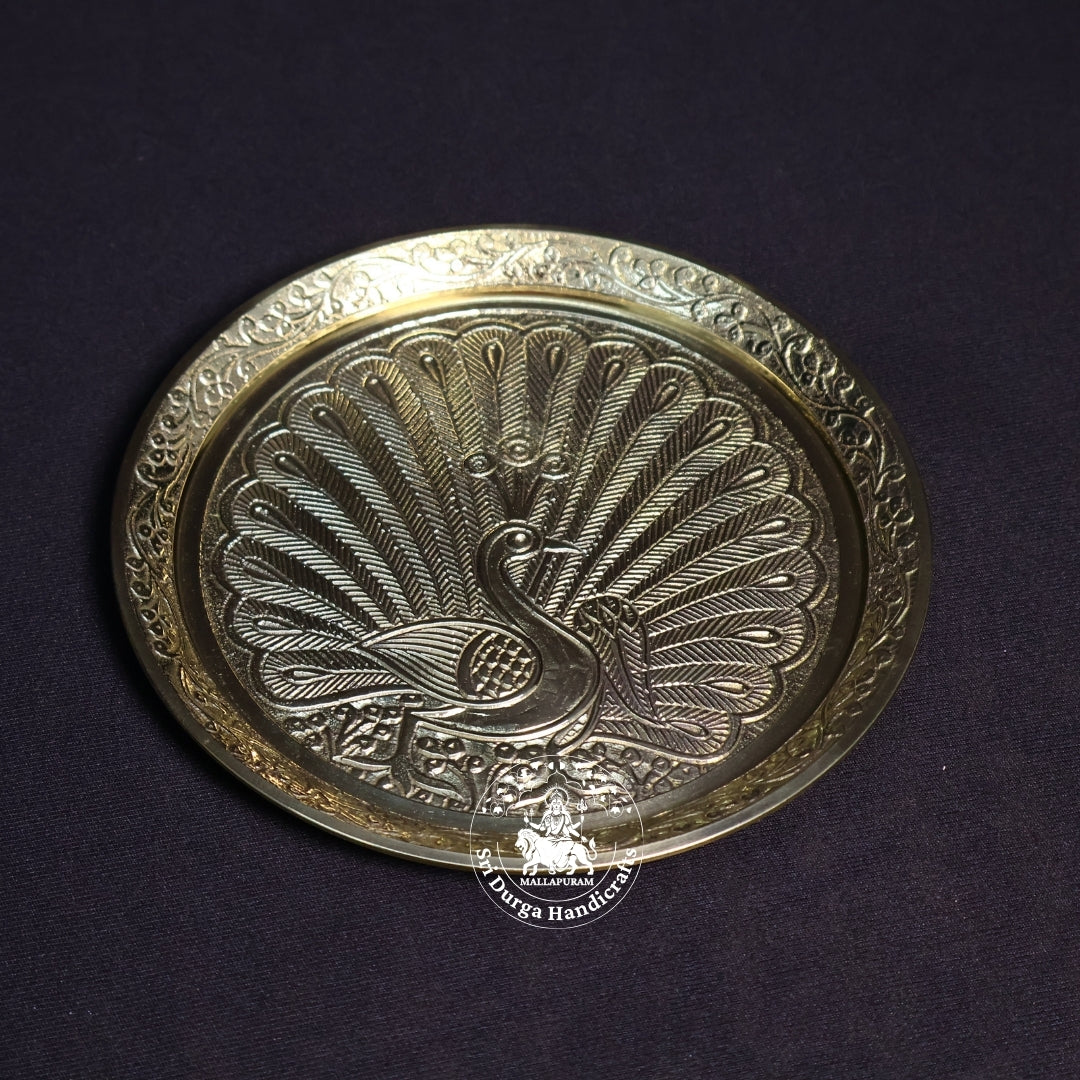 Brass Pintray with Annam – Size No:8