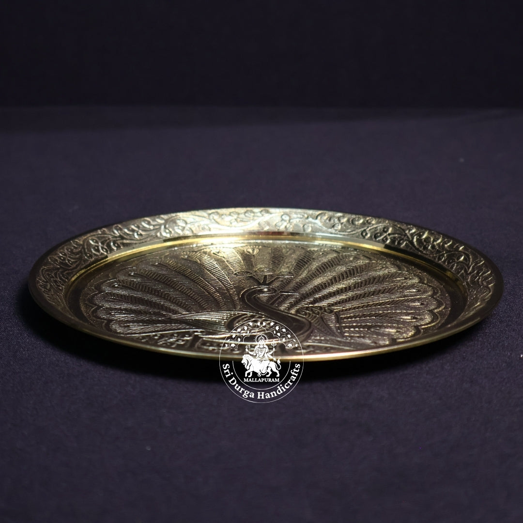 Brass Pintray with Annam – Size No:8