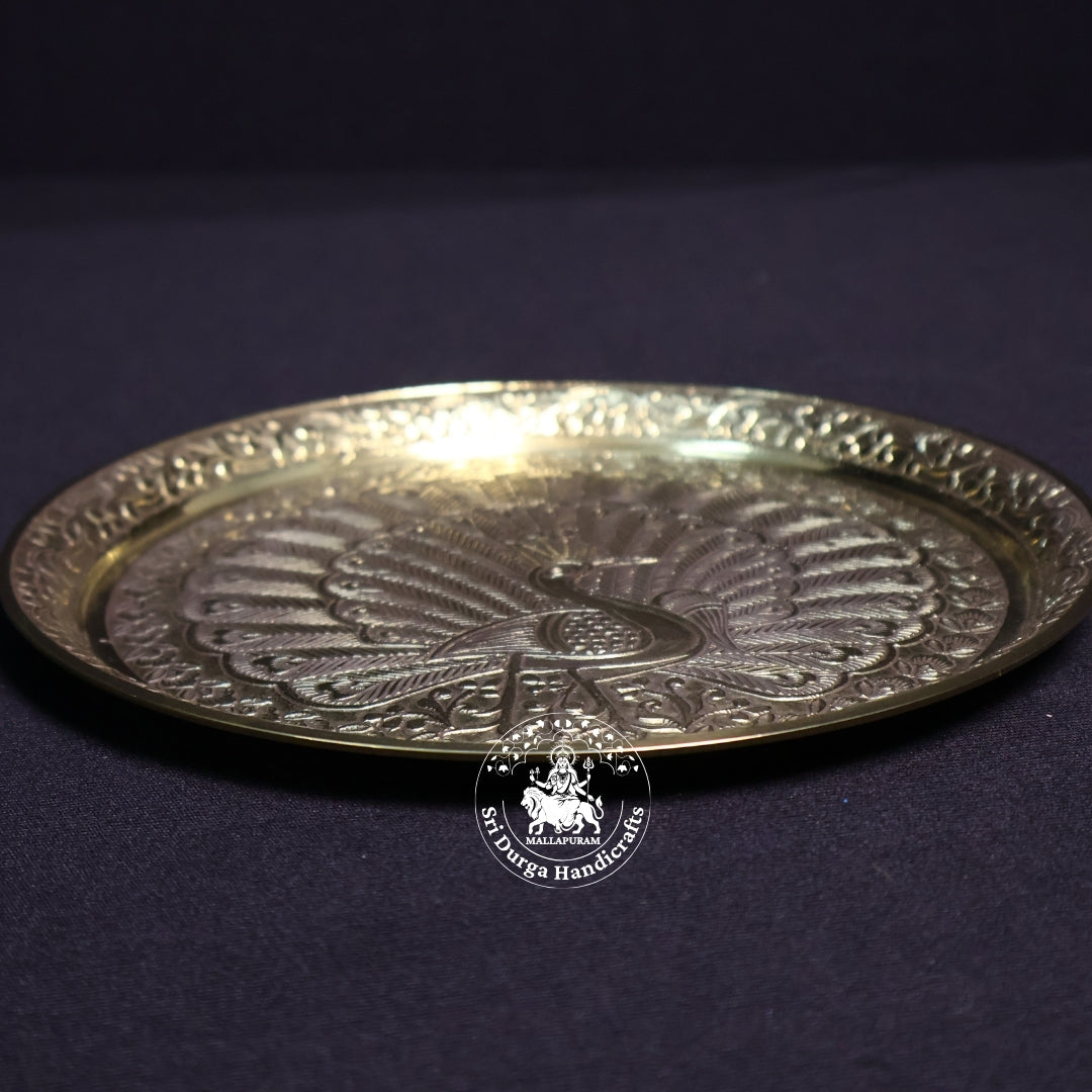Brass Pintray with Annam – Size No:9