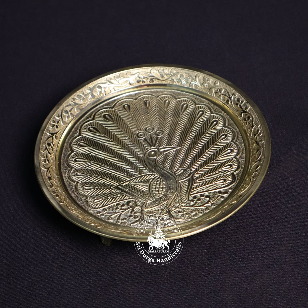 Brass Pintray Annam with Base – Size No:7