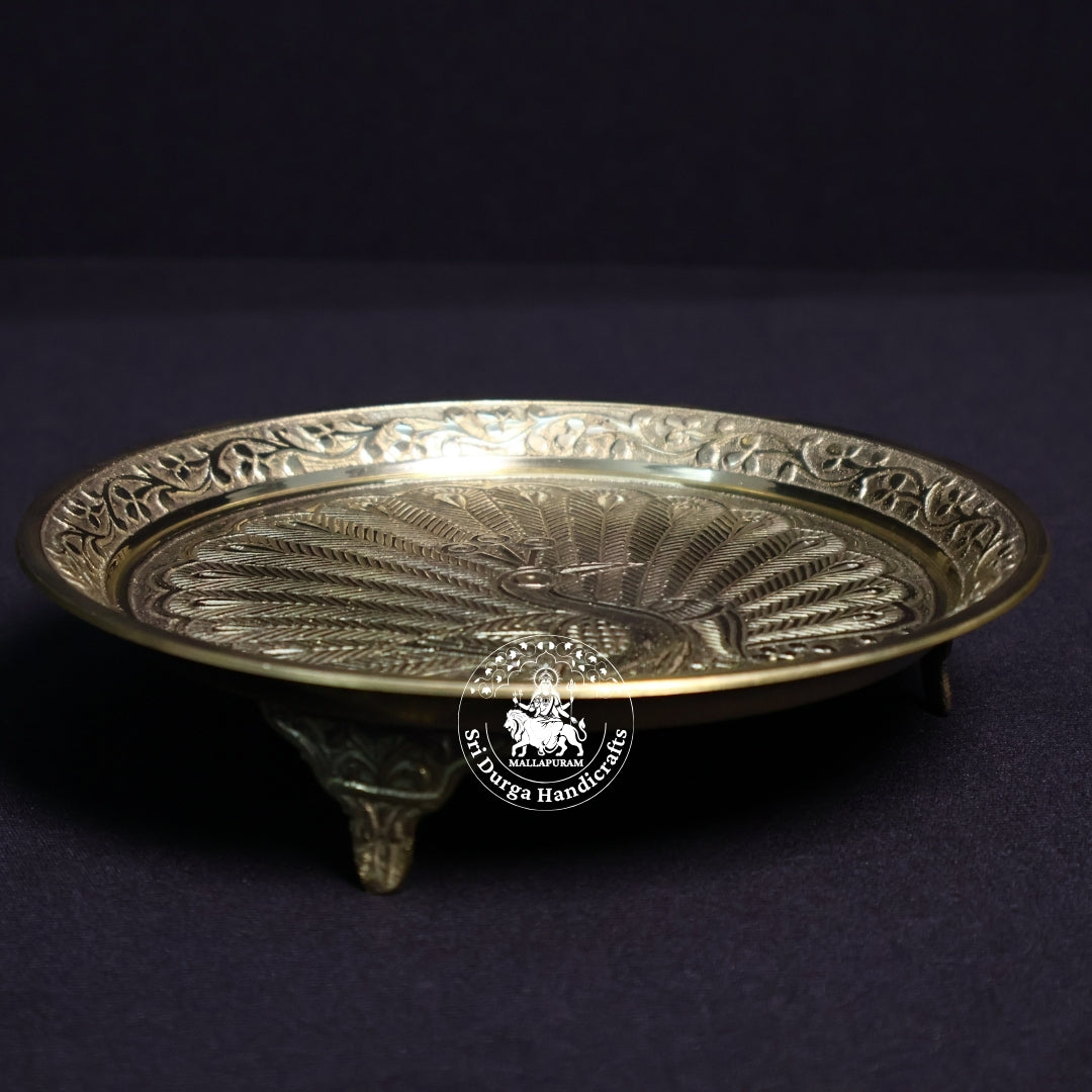 Brass Pintray Annam with Base – Size No:7