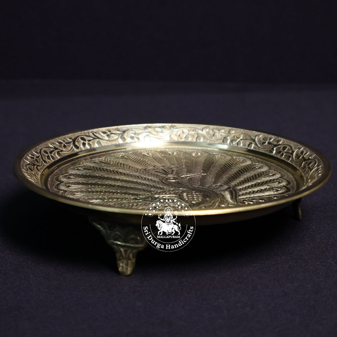 Brass Pintray Annam with Base – Size No:9
