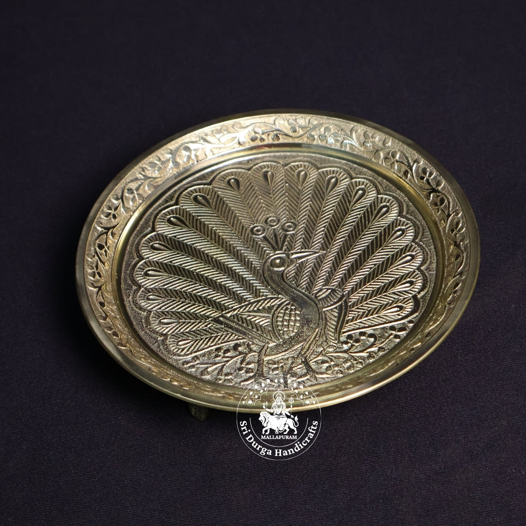 Brass Pintray Annam with Base – Size No:9