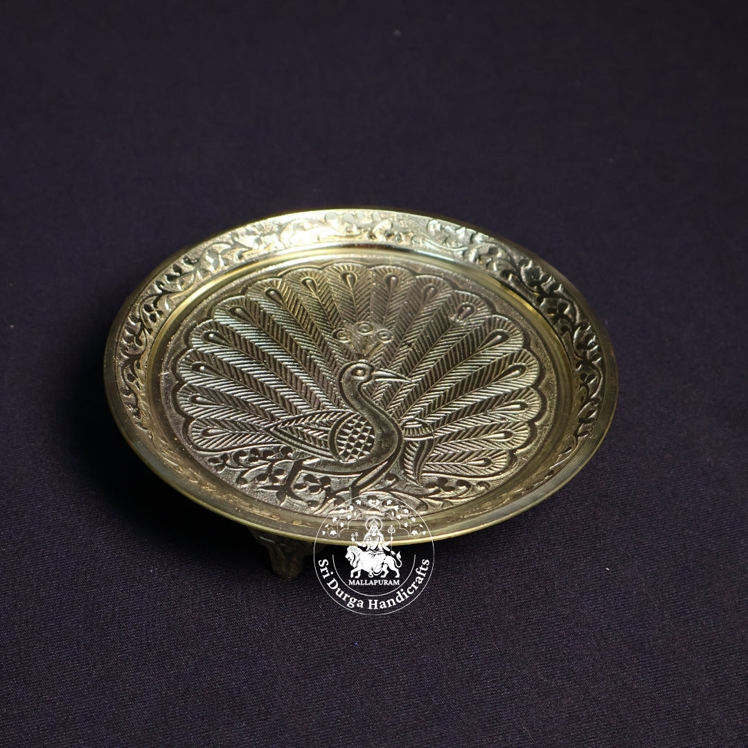 Brass Pintray Annam with Base – Size No:6