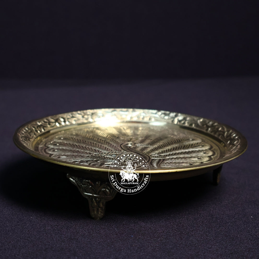 Brass Pintray Annam with Base – Size No:6