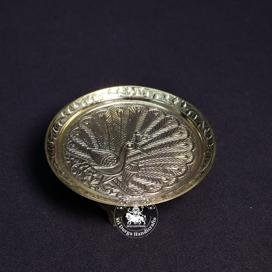 Brass Pintray Annam with Base – Size No:5