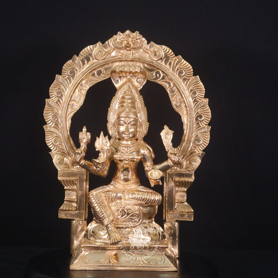 12" Panchalogam Frame Karumari Amman