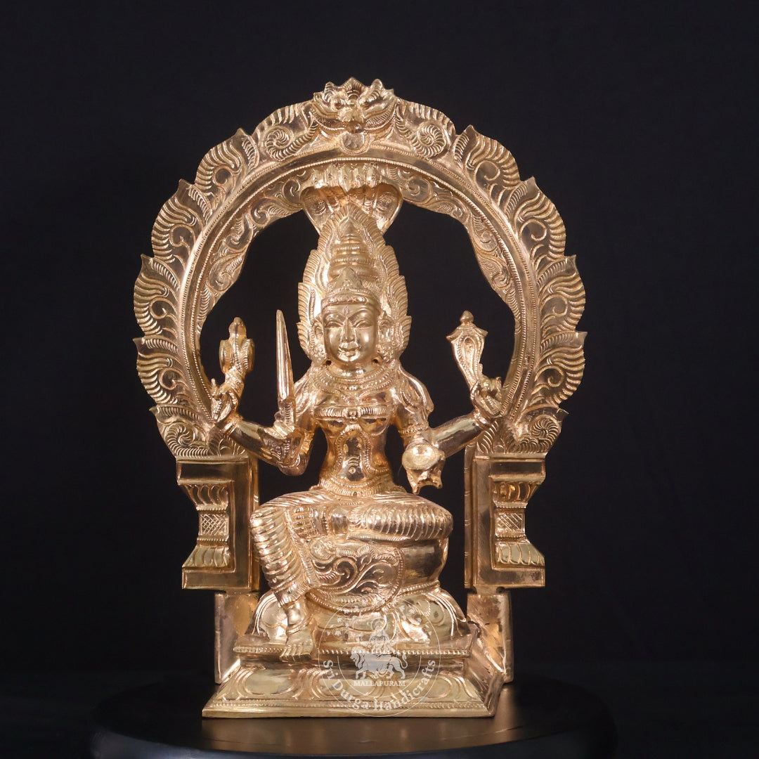 12" Panchalogam Frame Karumari Amman
