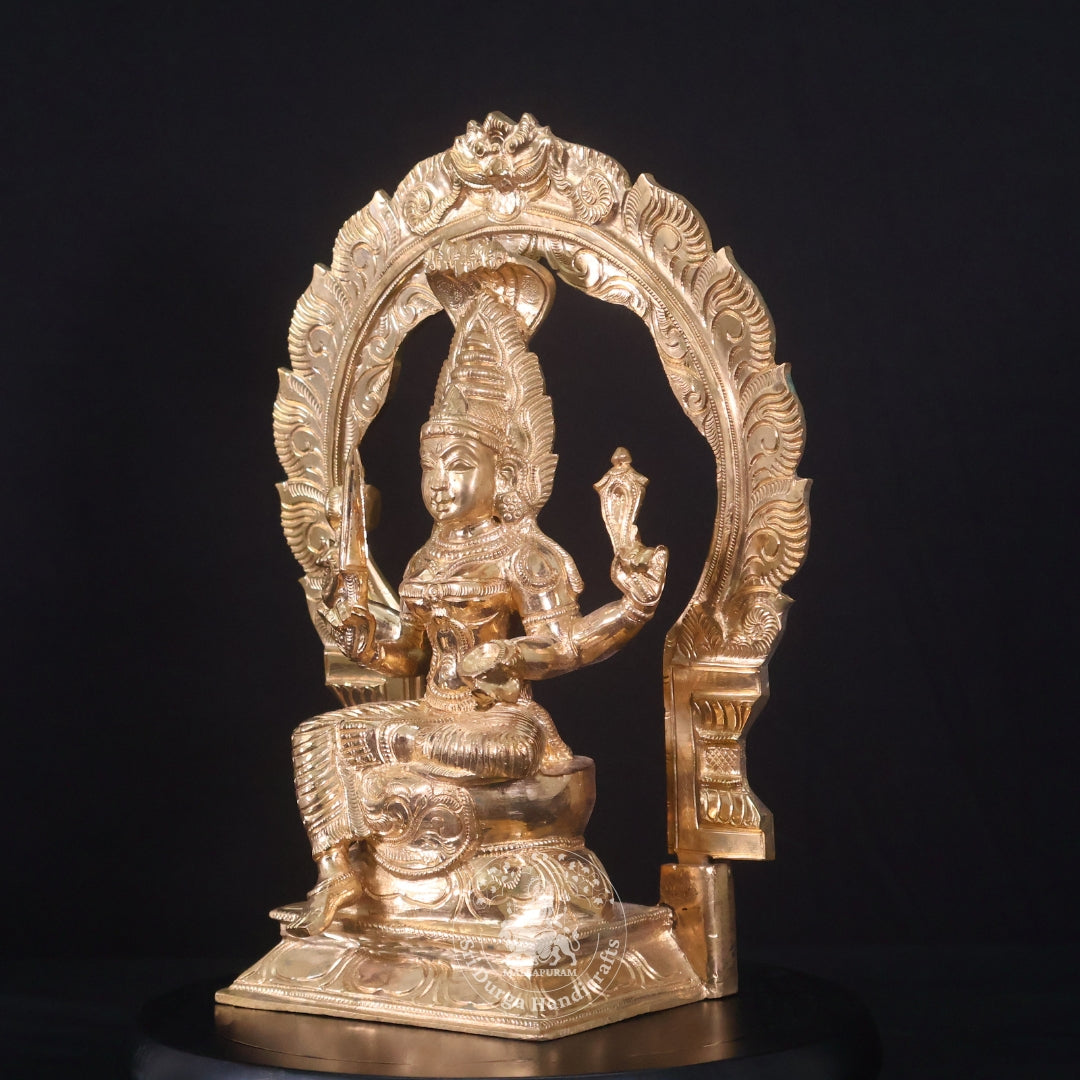 12" Panchalogam Frame Karumari Amman