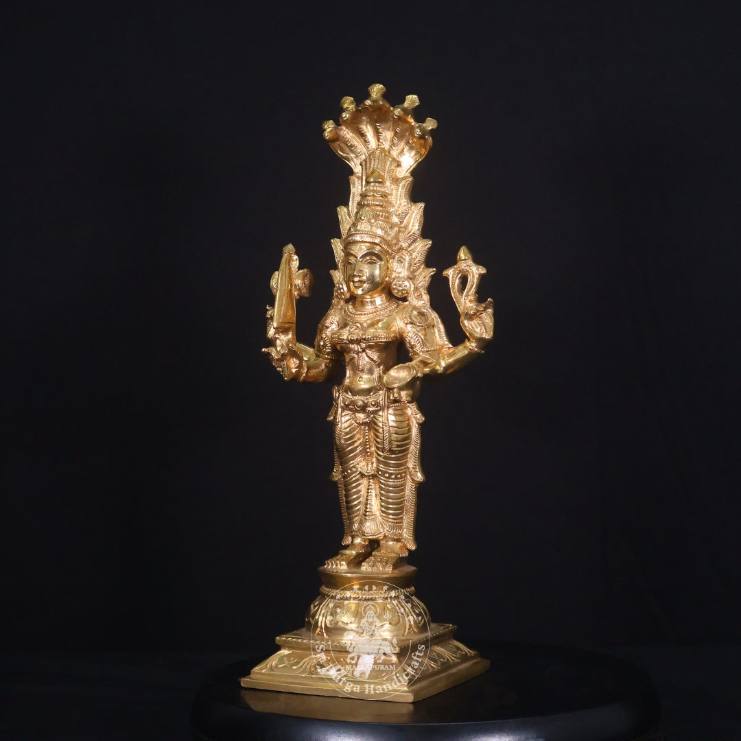 12" Panchalogam Karumari Amman Standing