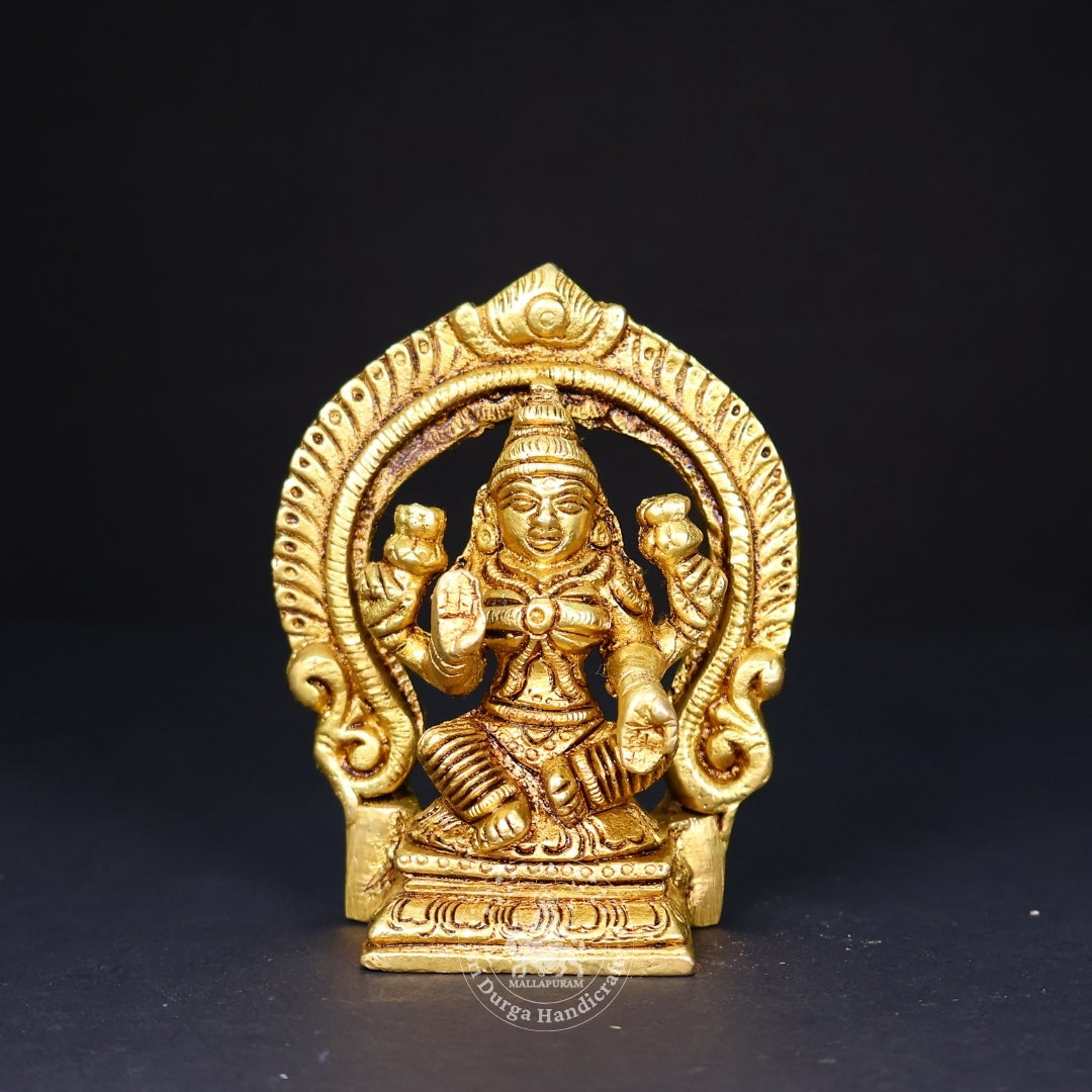 3" Inch Brass Frame Ganesh Idol
