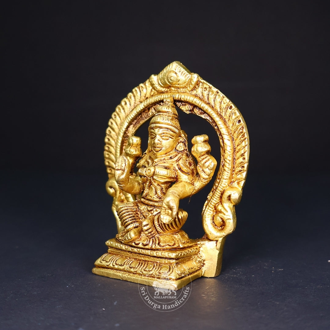 3" Inch Brass Frame Ganesh Idol