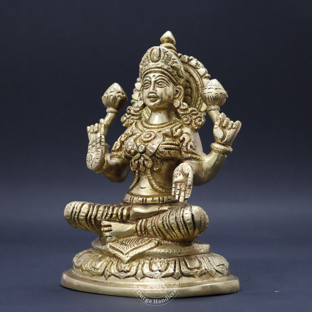 7" Inch Brass Lakshmi