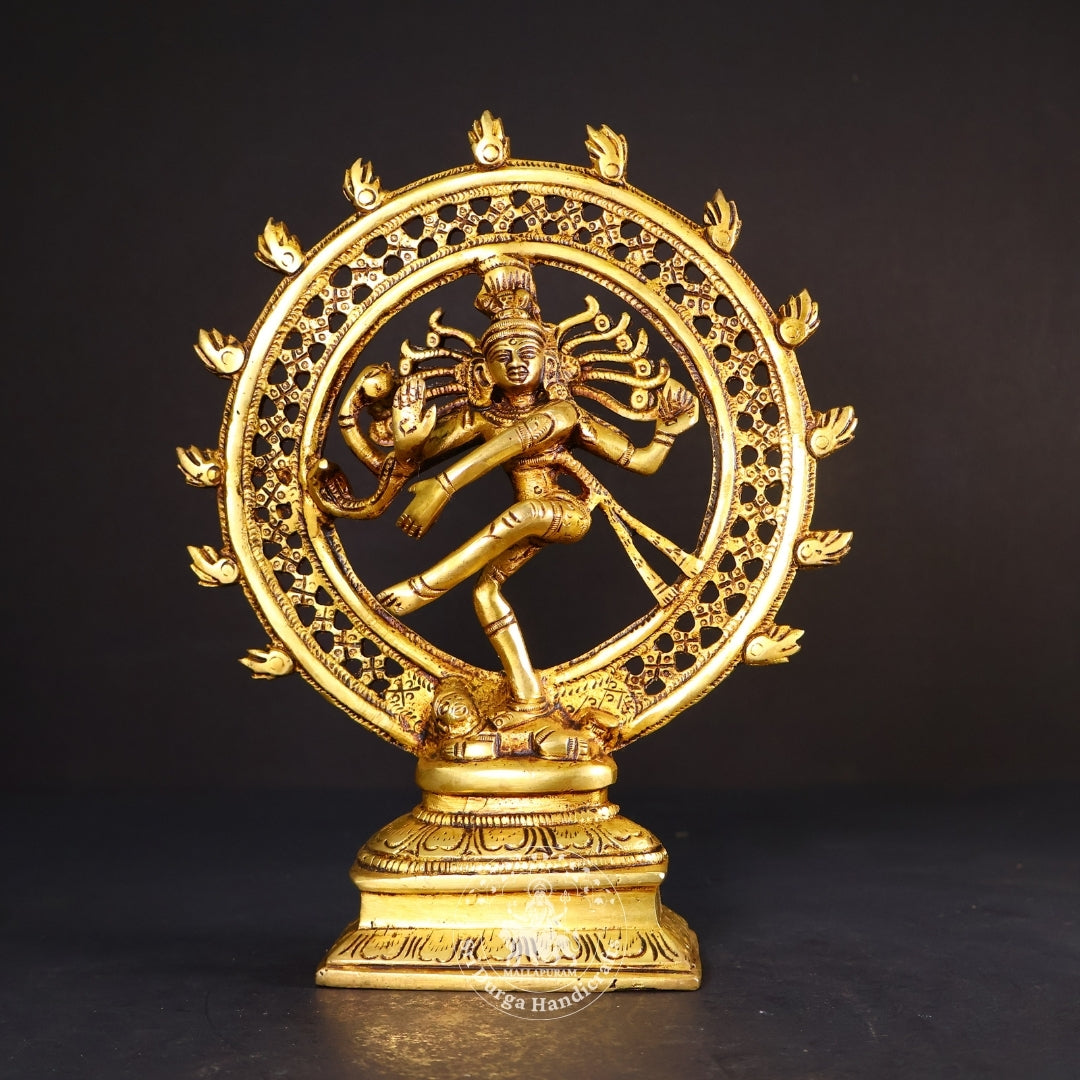 9" Inch Brass Natrajar Idol
