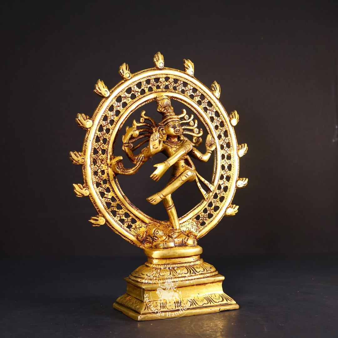 9" Inch Brass Natrajar Idol