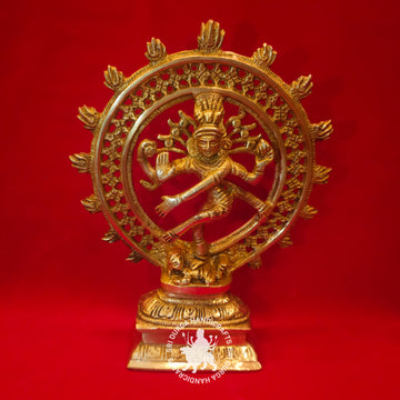 8 inch Brass Natrajar Statue