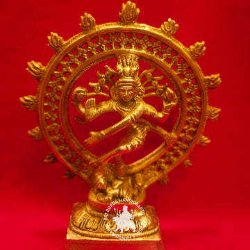 8 inch Brass Natrajar Statue
