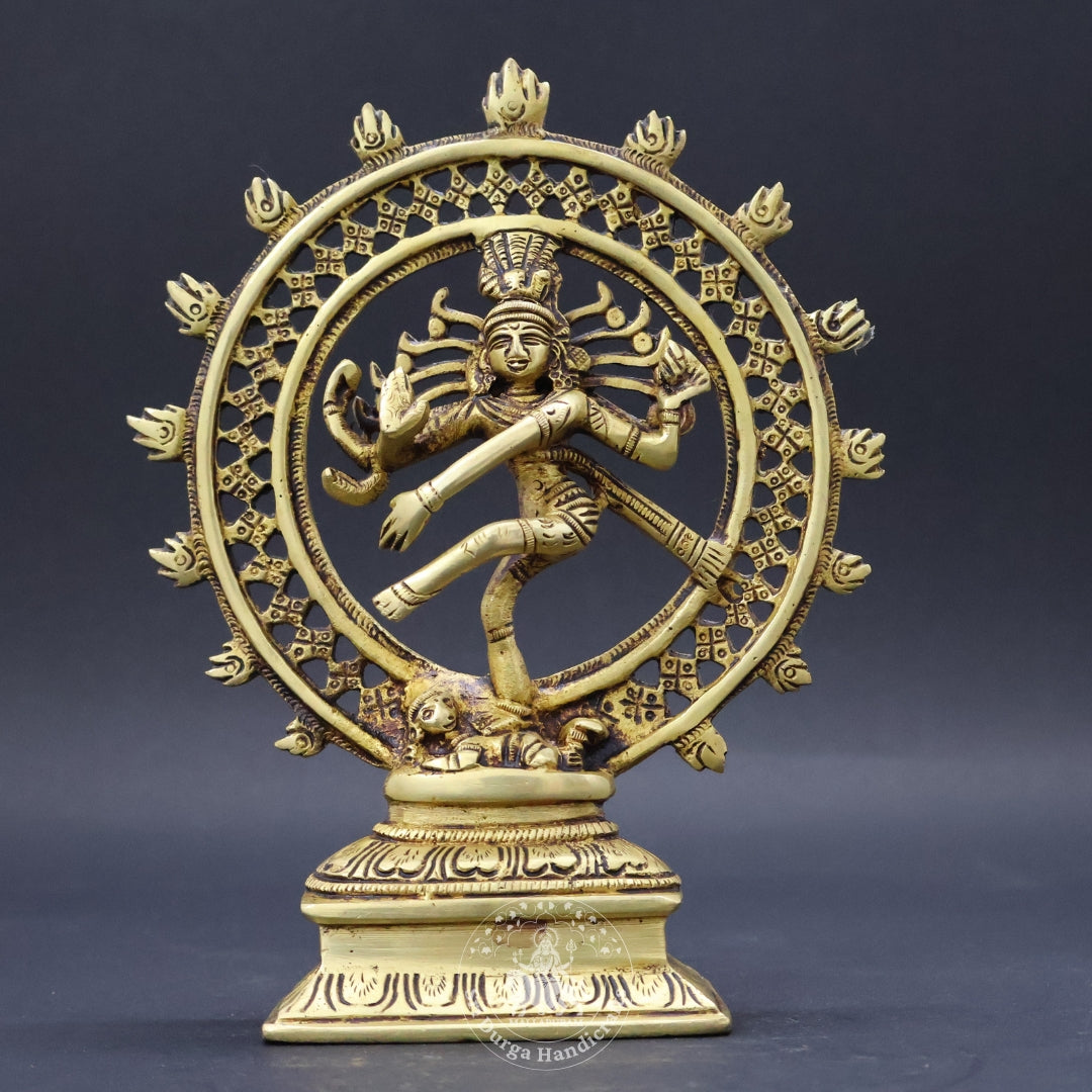 8" inch Brass Natrajar Statue