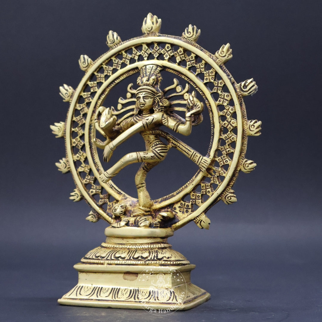 8" inch Brass Natrajar Statue