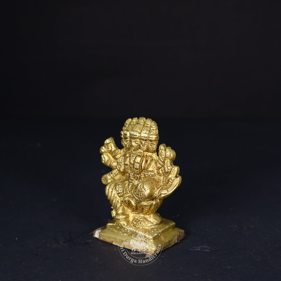 2" Inch Brass Gayathri Devi Miniature Idol