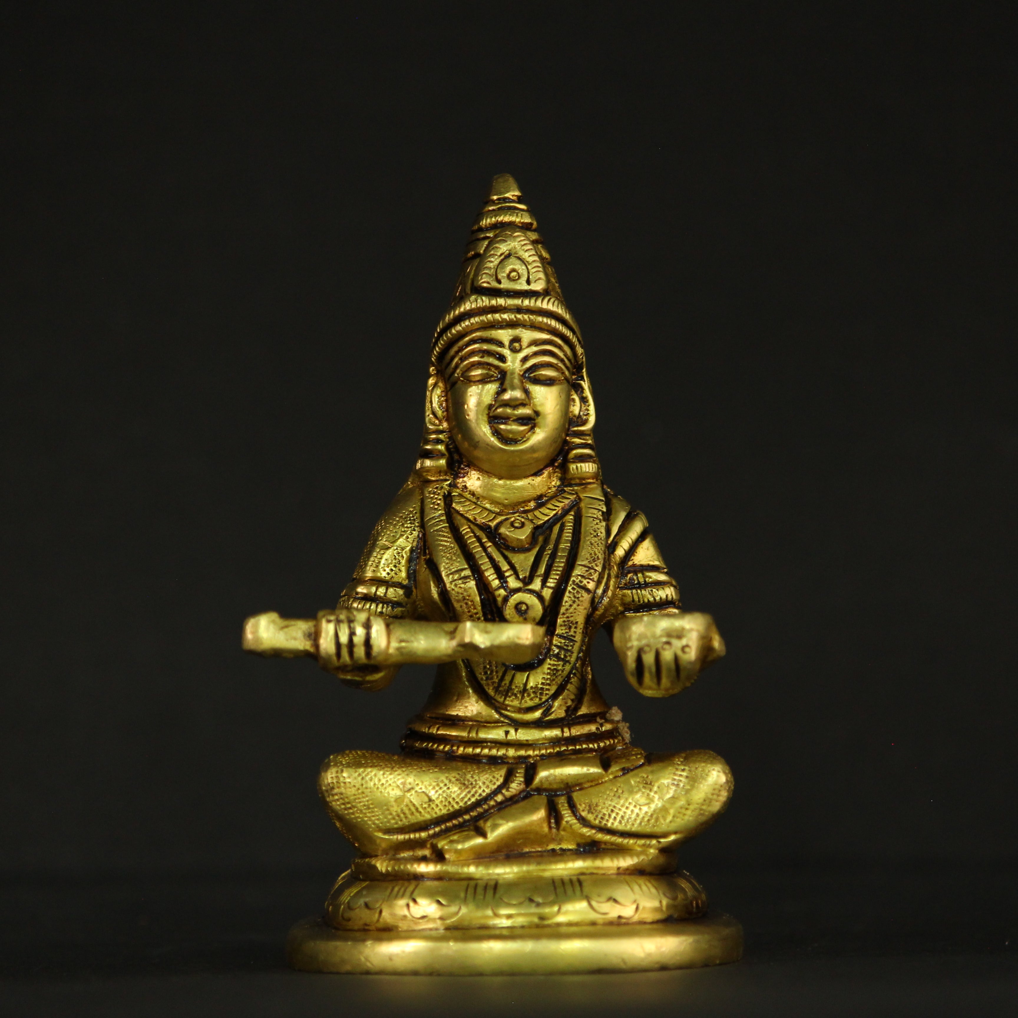 4" inch Brass Annapoorani of Generosity