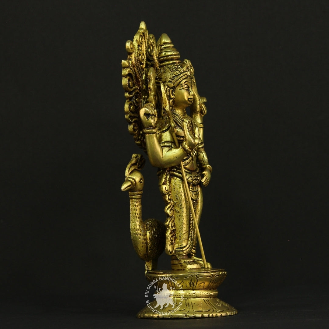 10" inch Warrior Murugar Idol