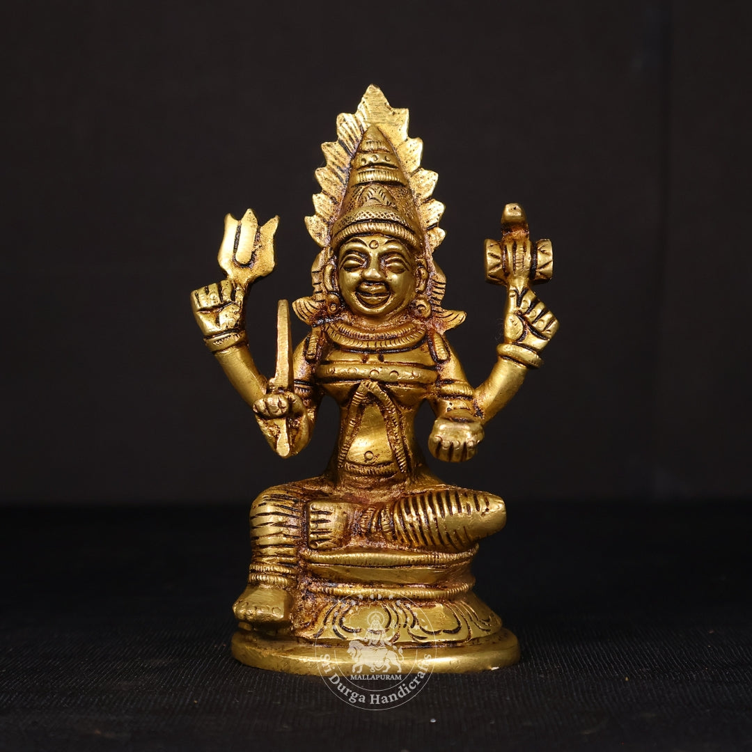5" Inch Brass Mariamman Idol