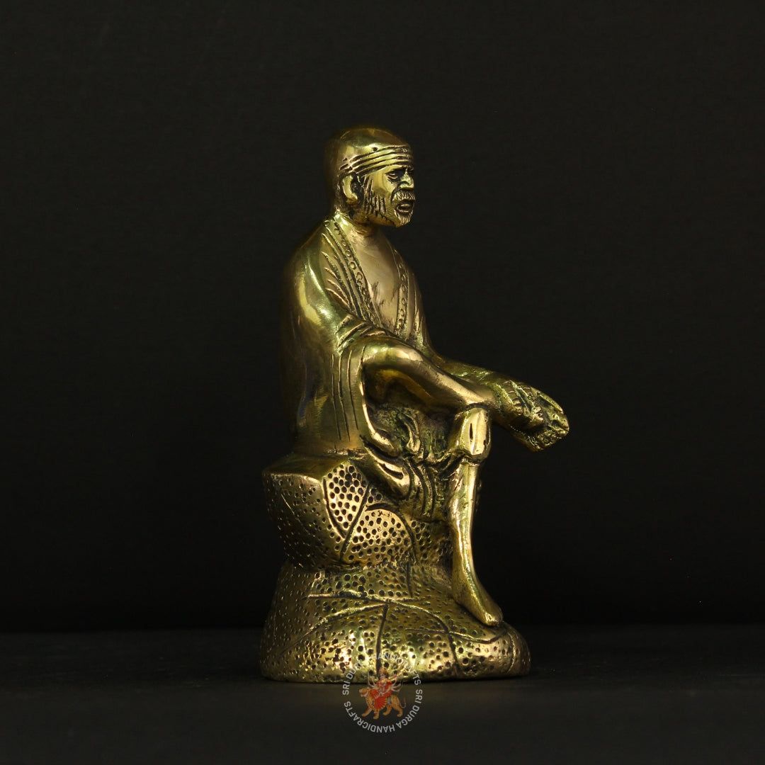 Sai Baba Blessings Brass Idol