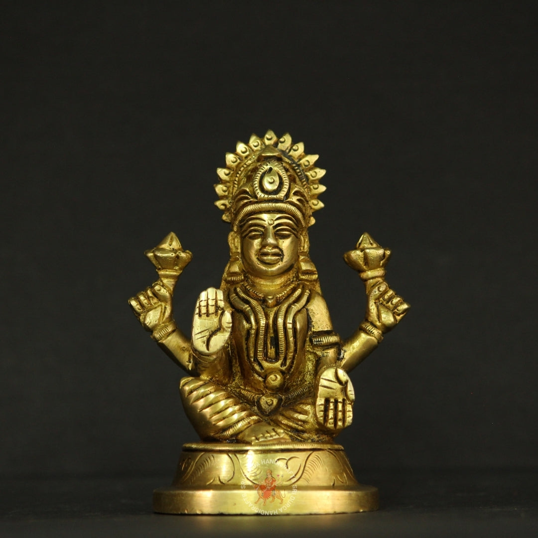 4" Brass Lakshmi Devi Prosperity Form