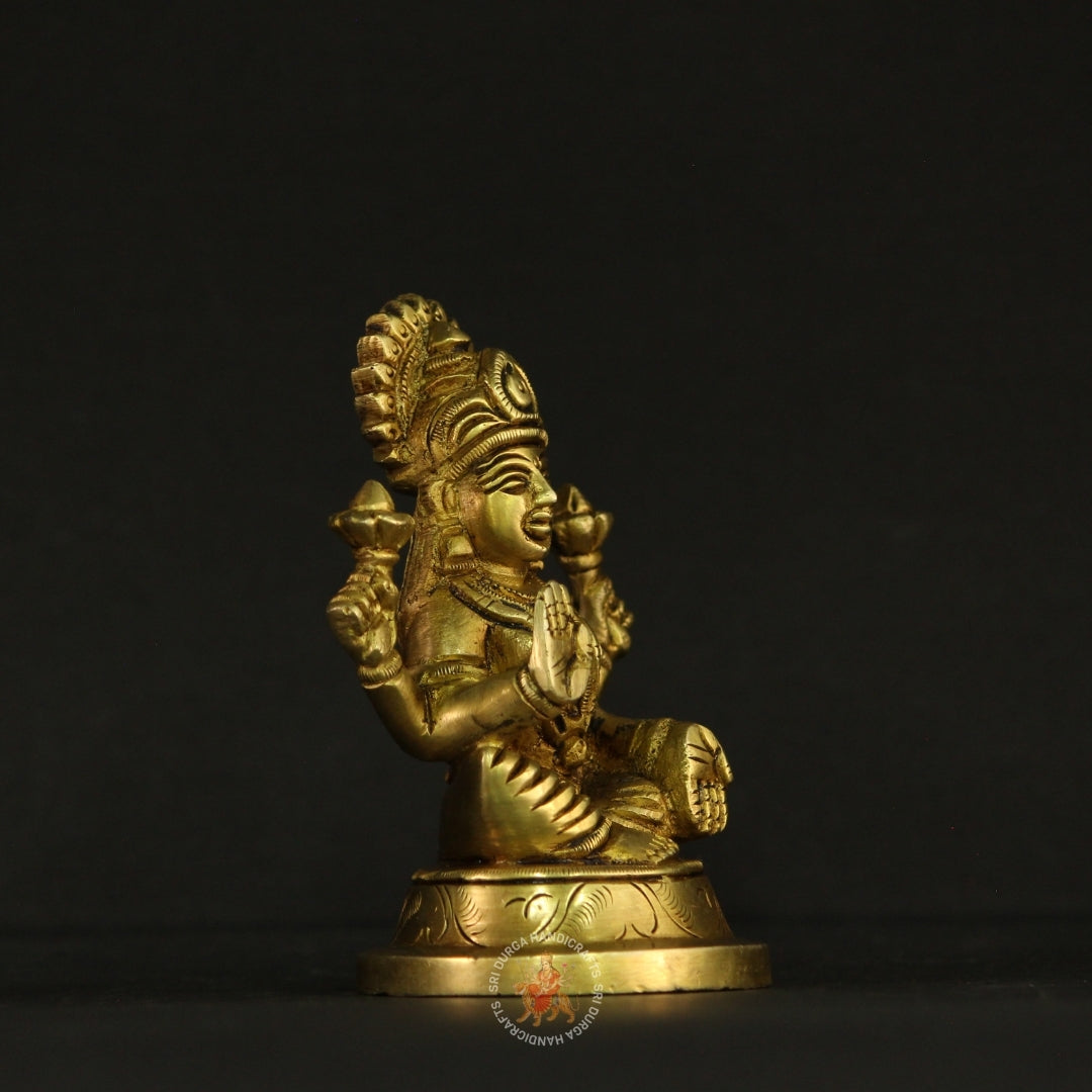4" inch Brass Lakshmi Devi Prosperity Form