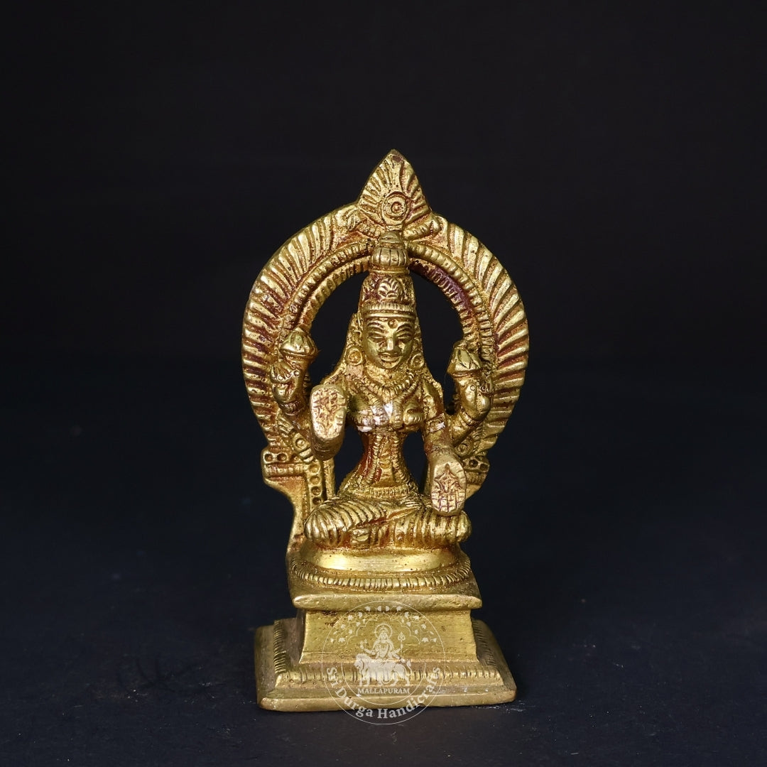 3" Inch Brass Lakshmi Idol