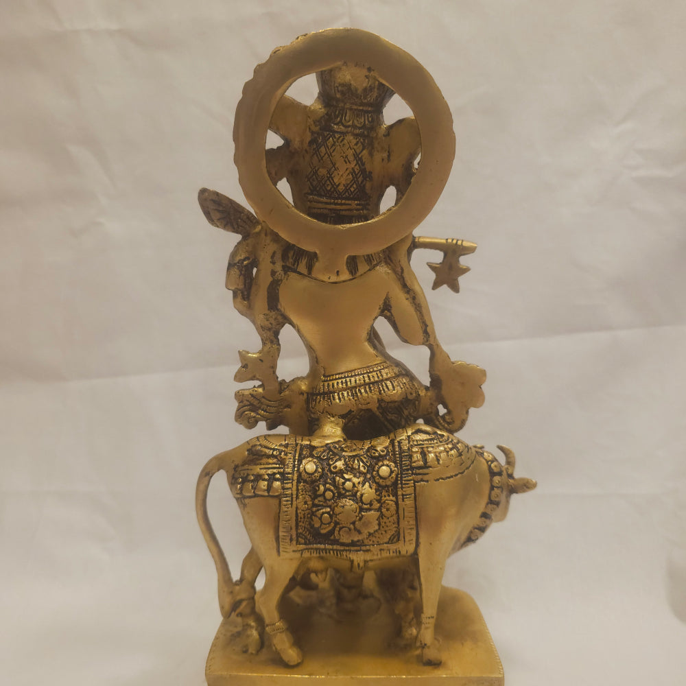 15" inch Brass Krishna Idol