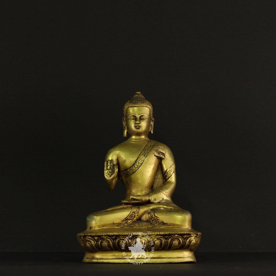 8" inch Peaceful Buddha Meditation Idol