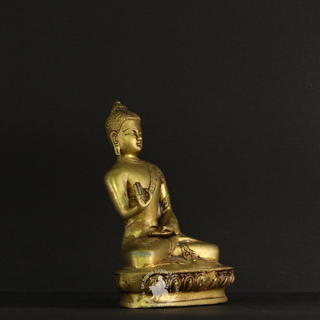 8" inch Peaceful Buddha Meditation Idol
