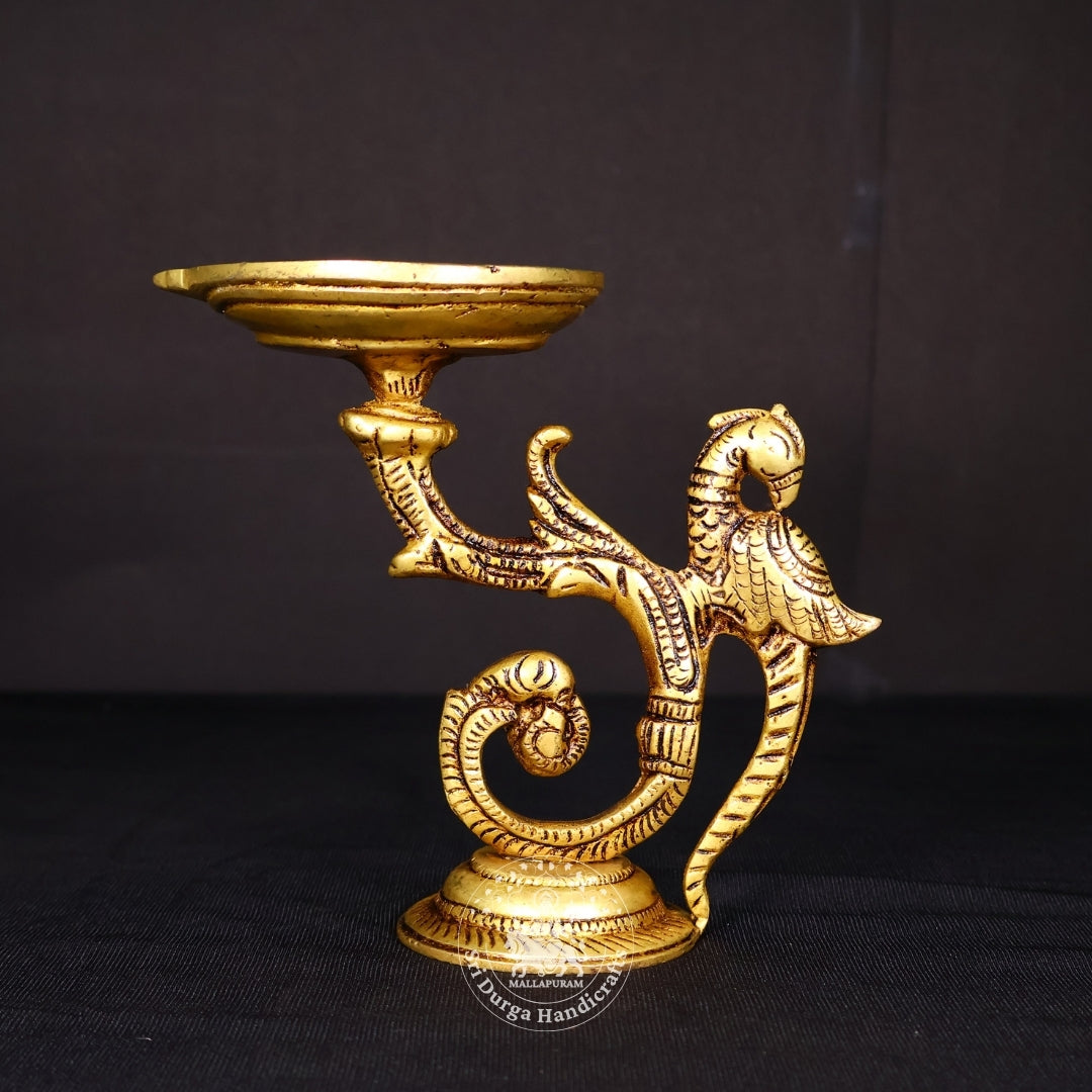 5" Inch Brass Annam Standing Deep