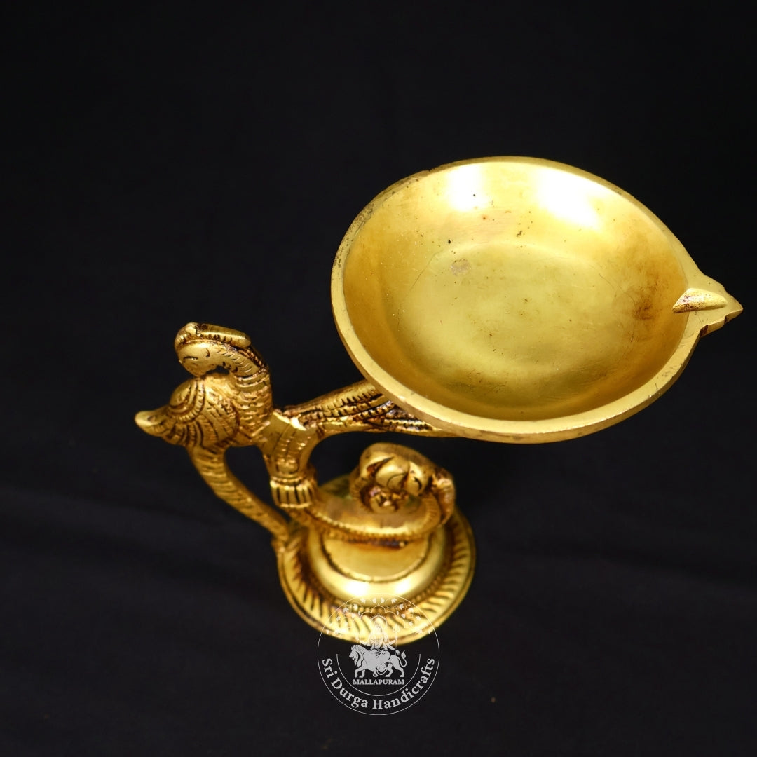 5" Inch Brass Annam Standing Deep