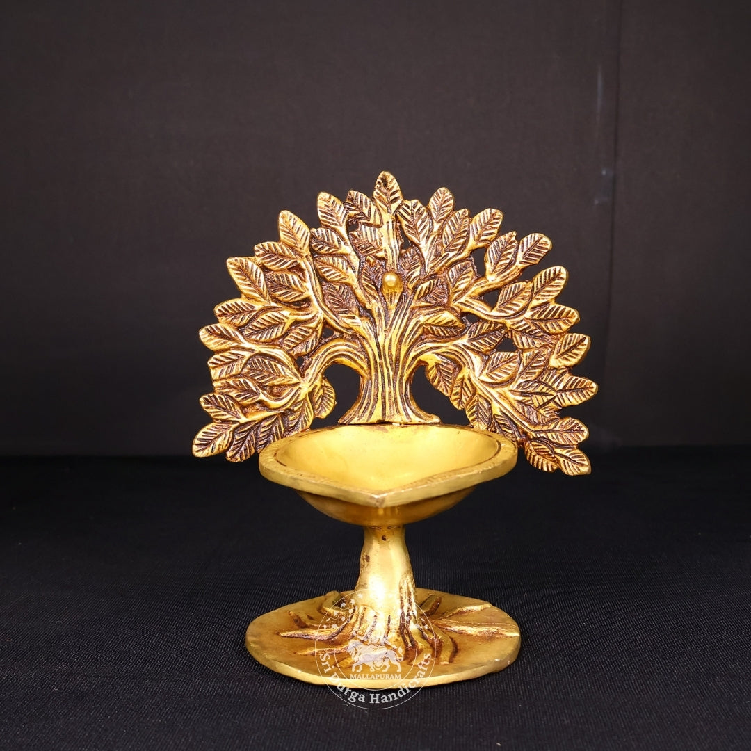 7" Inch Brass Tree Deep