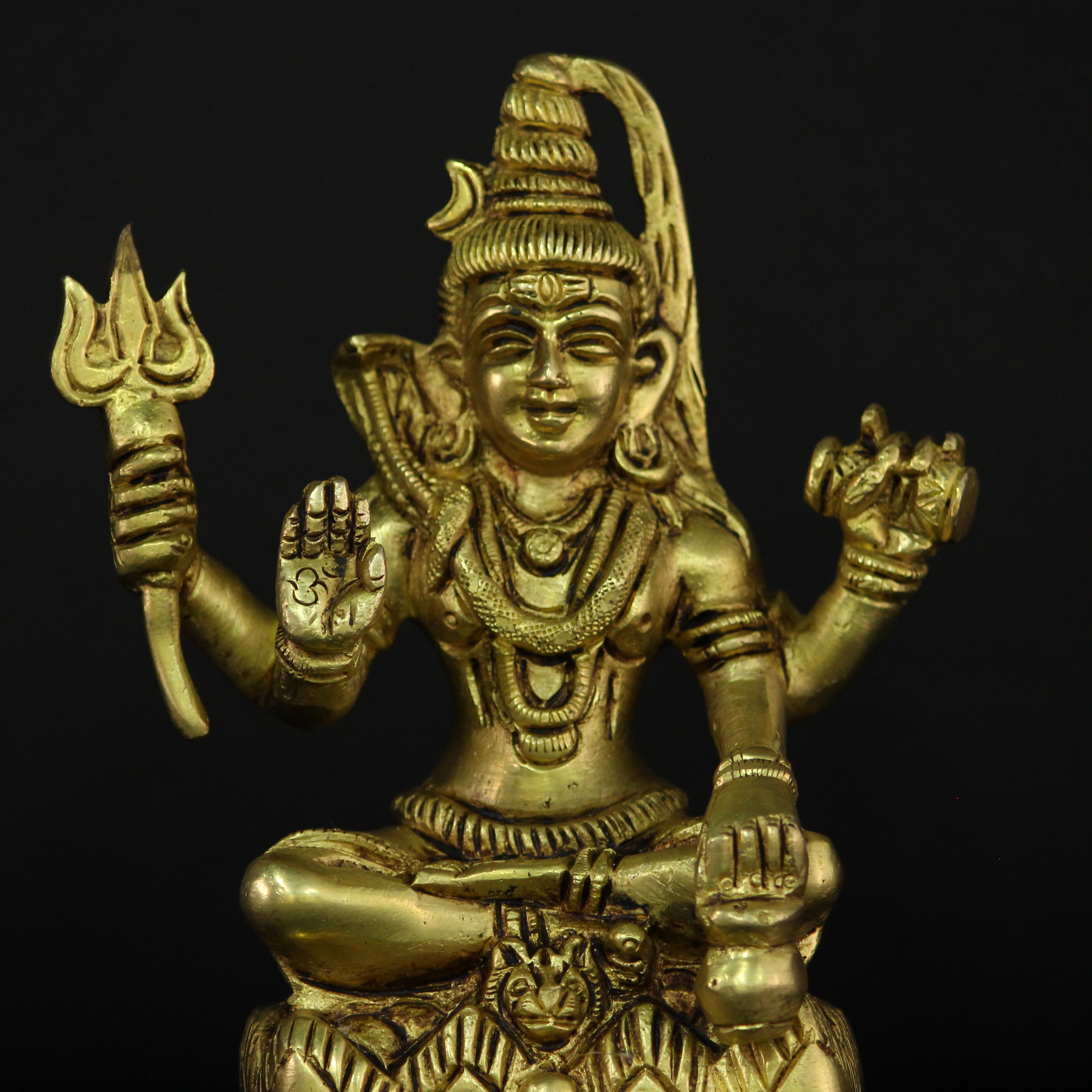 6" inch Lord Shiva Brass Idol