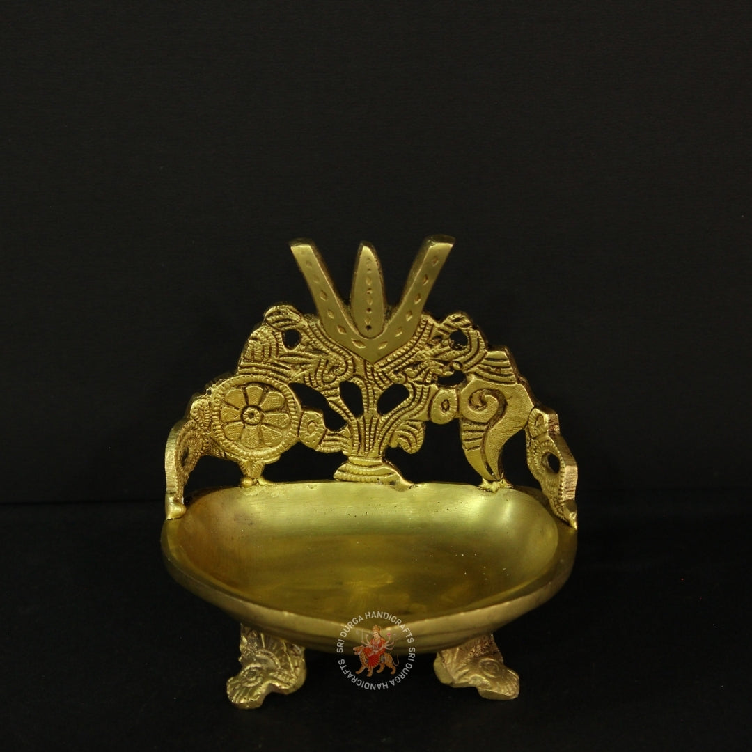 5" inch New Divine Sangu Chakaram Diya