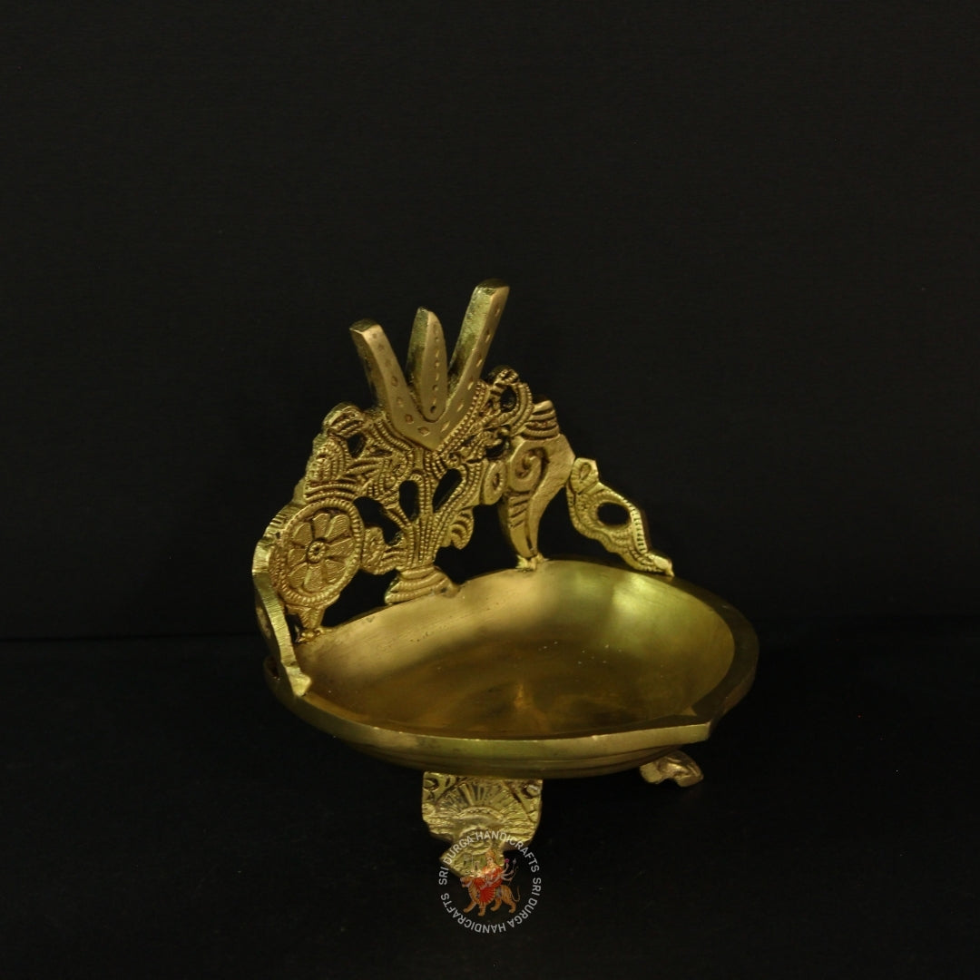 5" inch New Divine Sangu Chakaram Diya