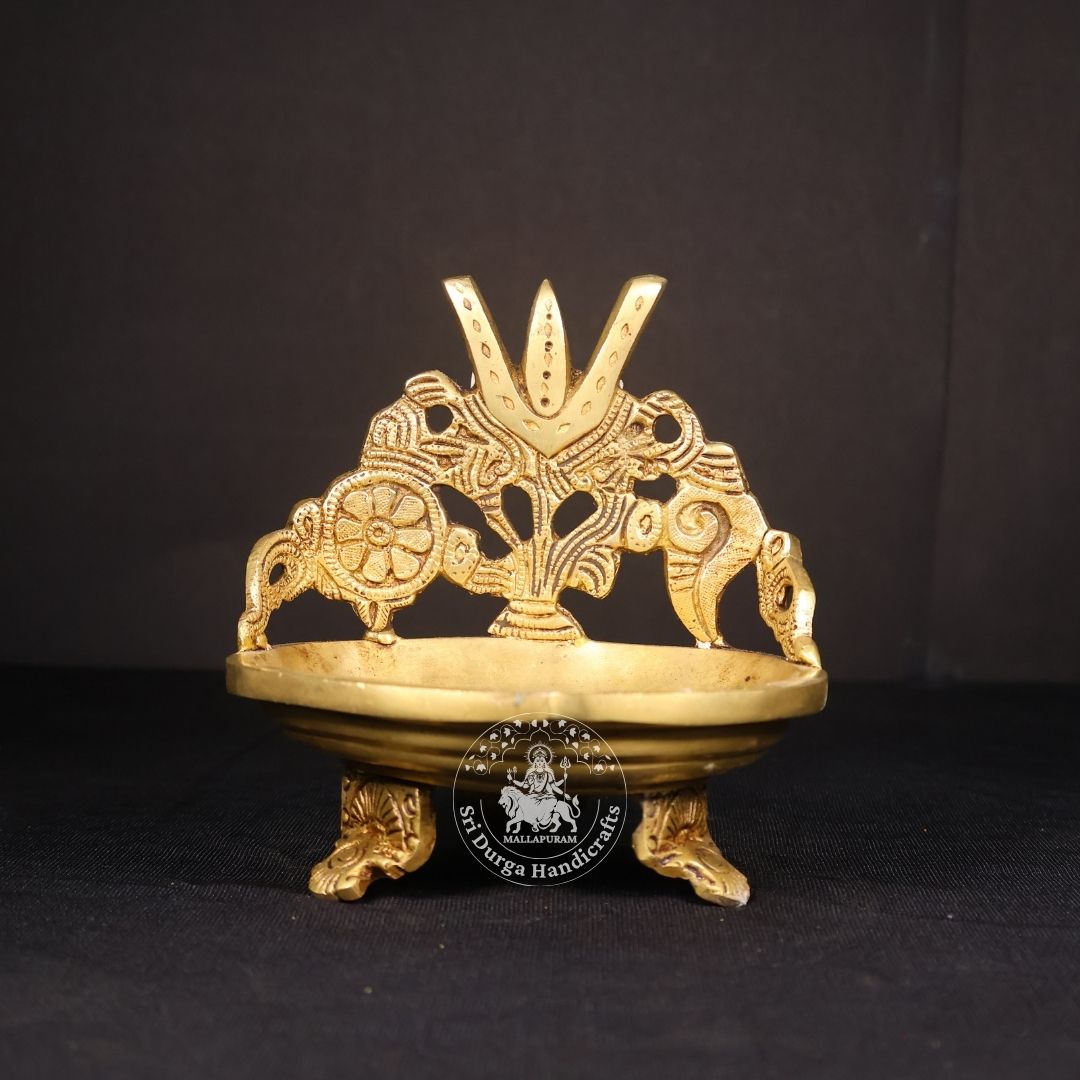 5" inch New Divine Sangu Chakaram Diya