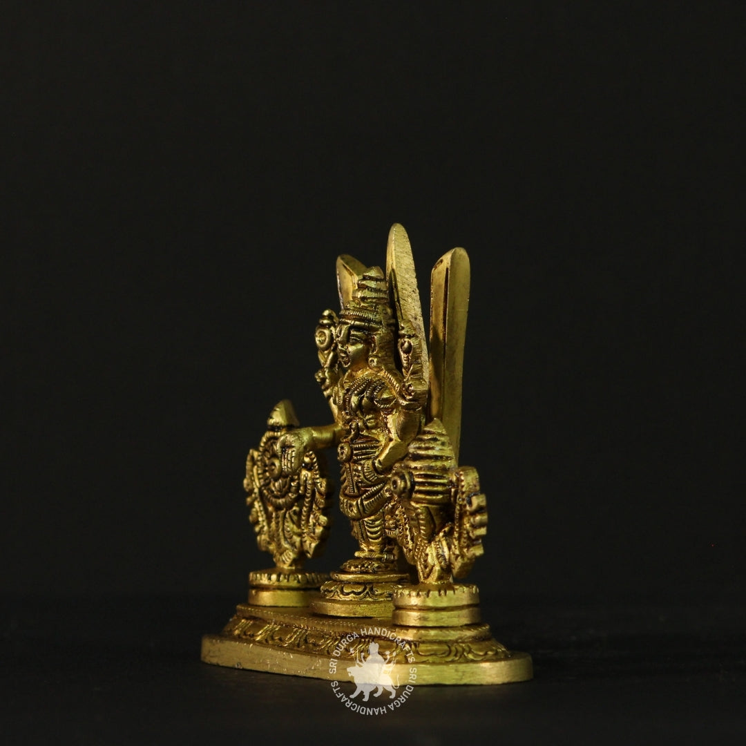 4" inch Perumal with Sangu & Chakaram