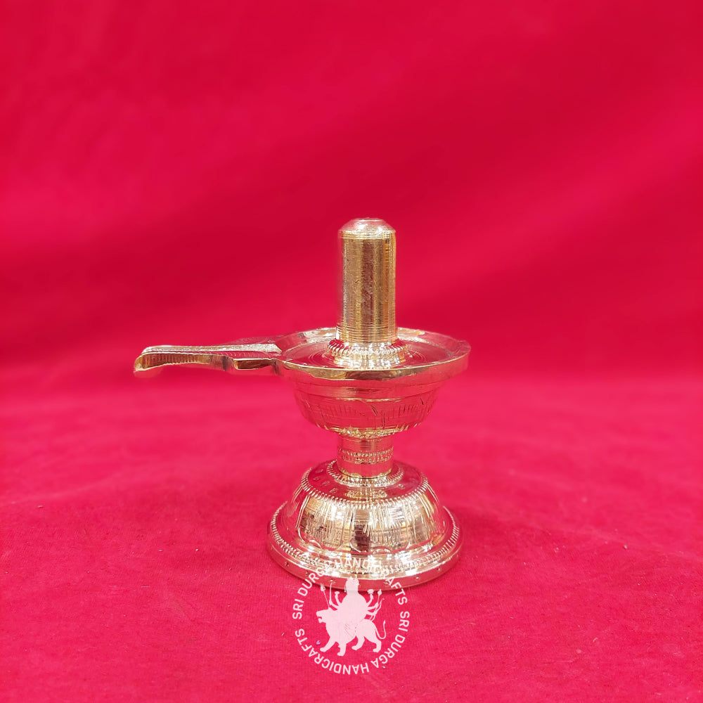 5" inch Brass Shivalingam Idol